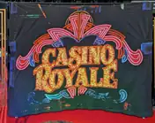 Casino Royale Banner als stilvolle Deko für Casino Mottoparty