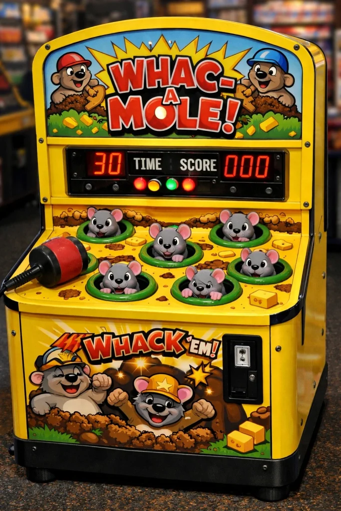 Hau-den-Maulwurf-Automat als Spaßmodul für Casino Event und Firmenevent