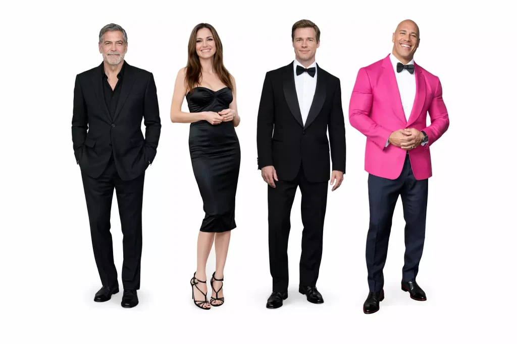 Pappaufsteller von Prominenten im eleganten Stil für Casino Event und Fotopoint