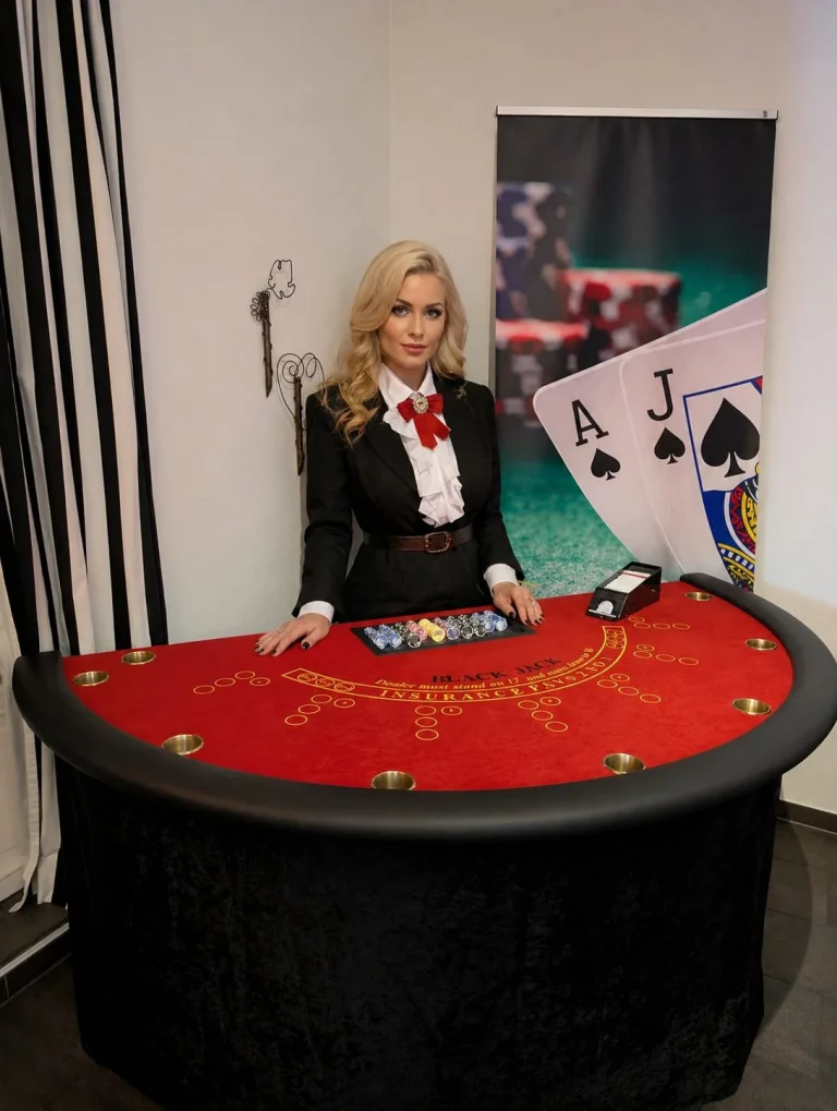 Black Jack Tisch mieten mit Croupier für Casino Event