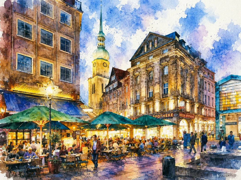 Historischer Marktplatz in Dortmund als stilvolle Kulisse für exklusive Casino Events und Firmenfeiern