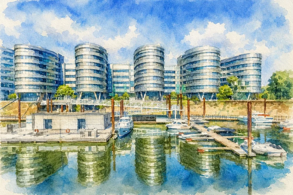 Innenhafen Duisburg als stilvolle Eventlocation für Casino Events und Firmenfeiern