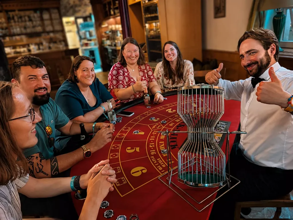Chuck a Luck mieten mit professionellem Croupier für mobiles Casino Event