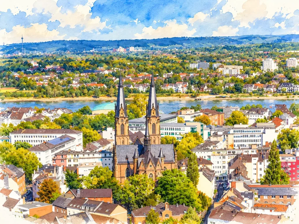 Stadtansicht von Mönchengladbach